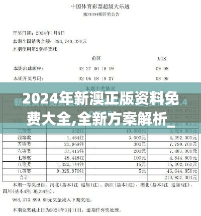 2024正版資料免費大全,2024權(quán)威資料全集免費獲取